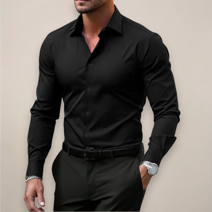 Men's Long-Sleeve Shirt in Smart Style