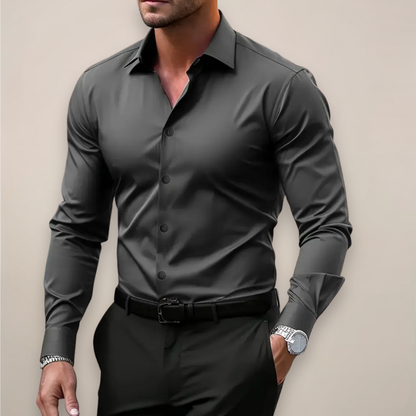 Men's Long-Sleeve Shirt in Smart Style