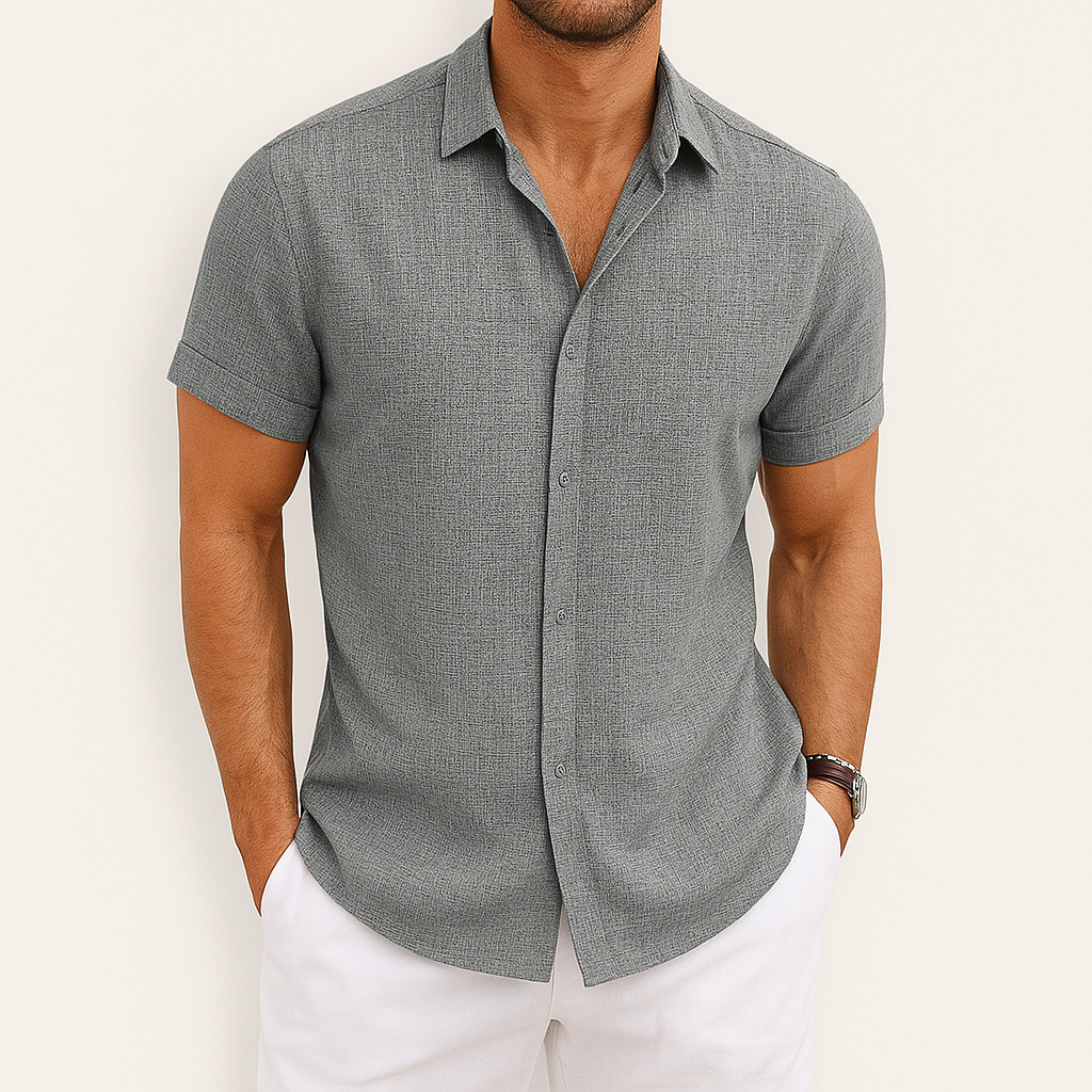 Boris – Chemise homme à manches courtes avec confort estival