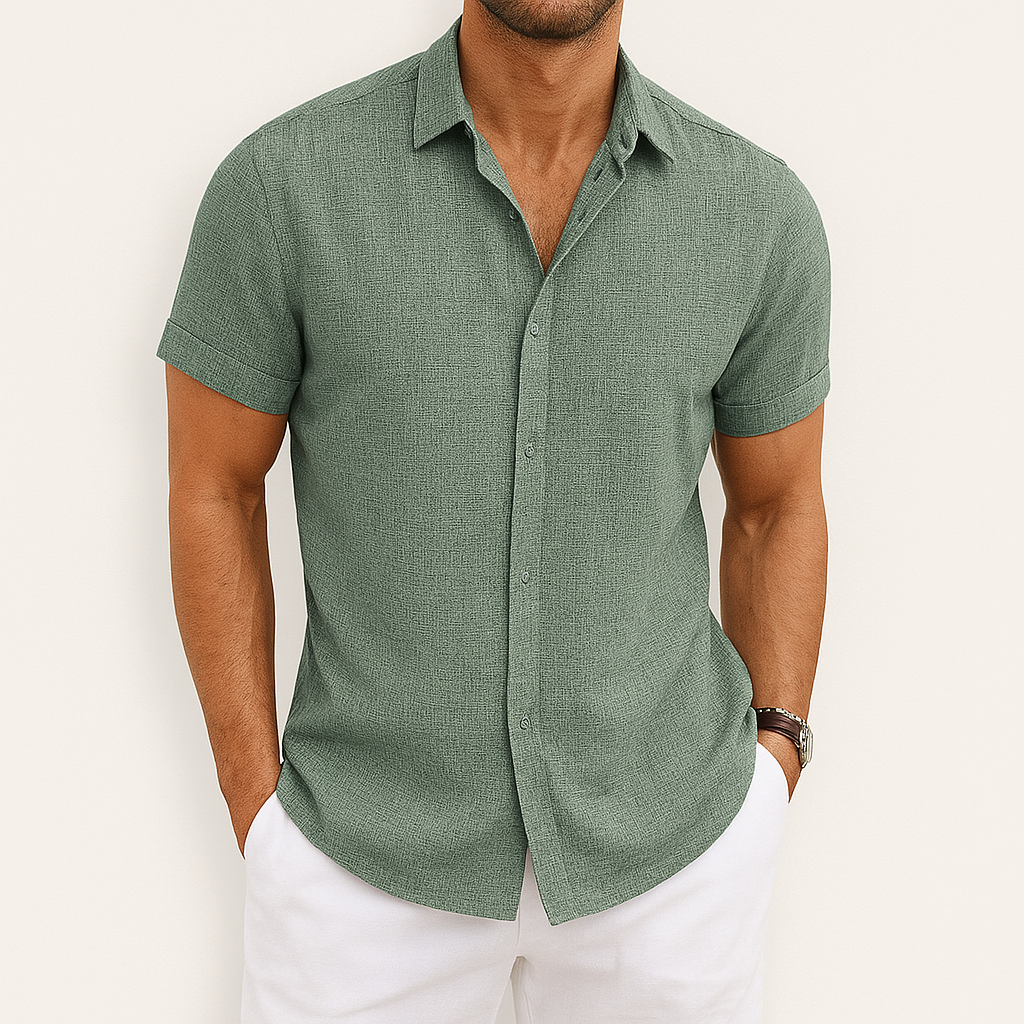 Boris – Chemise homme à manches courtes avec confort estival