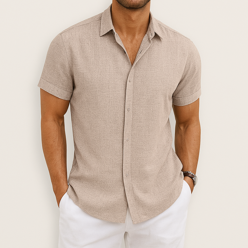 Boris – Chemise homme à manches courtes avec confort estival
