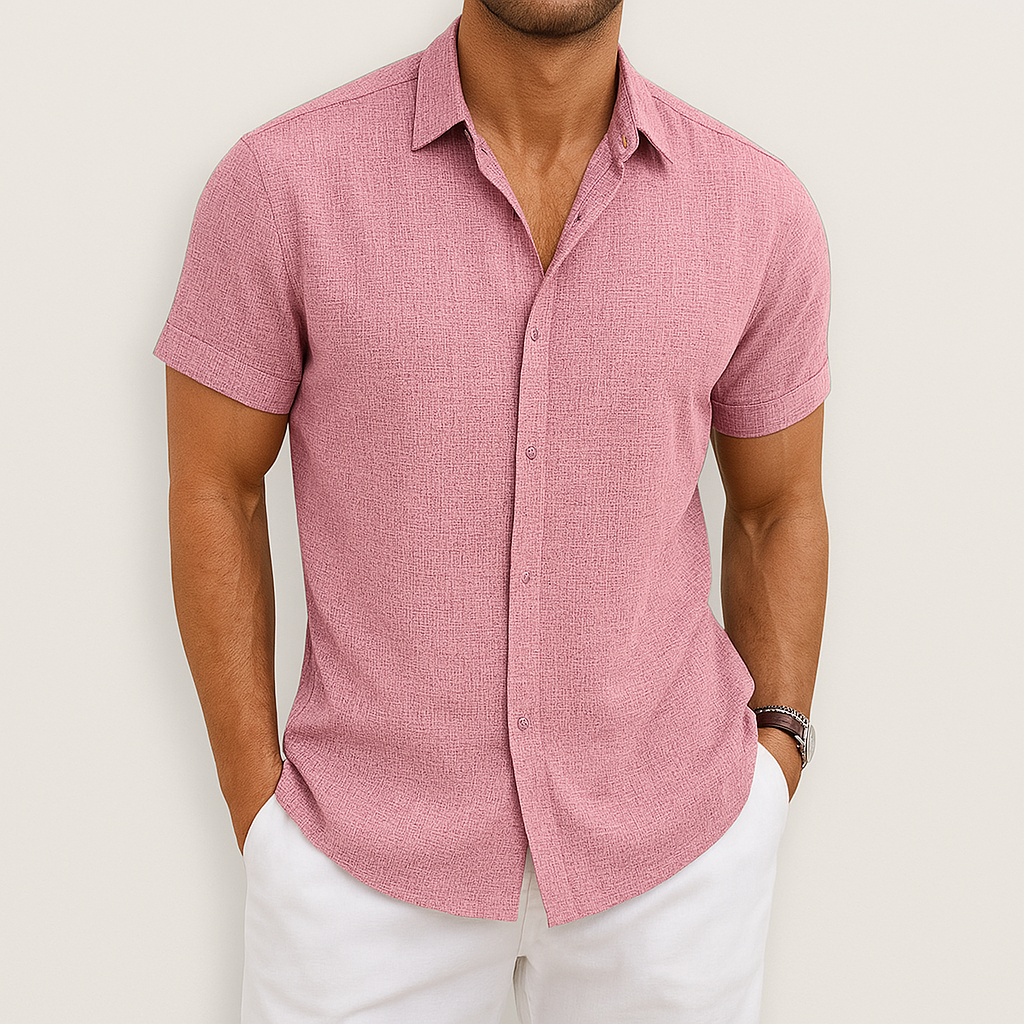 Boris – Chemise homme à manches courtes avec confort estival