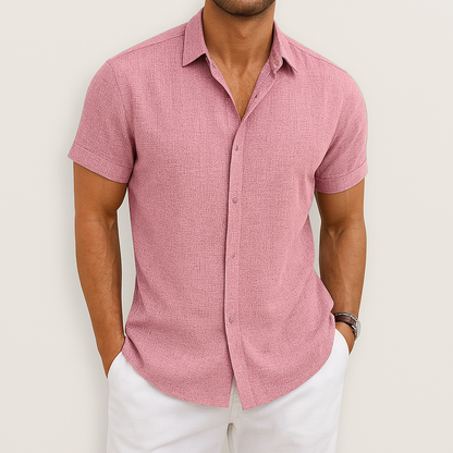 Boris – Chemise homme à manches courtes avec confort estival