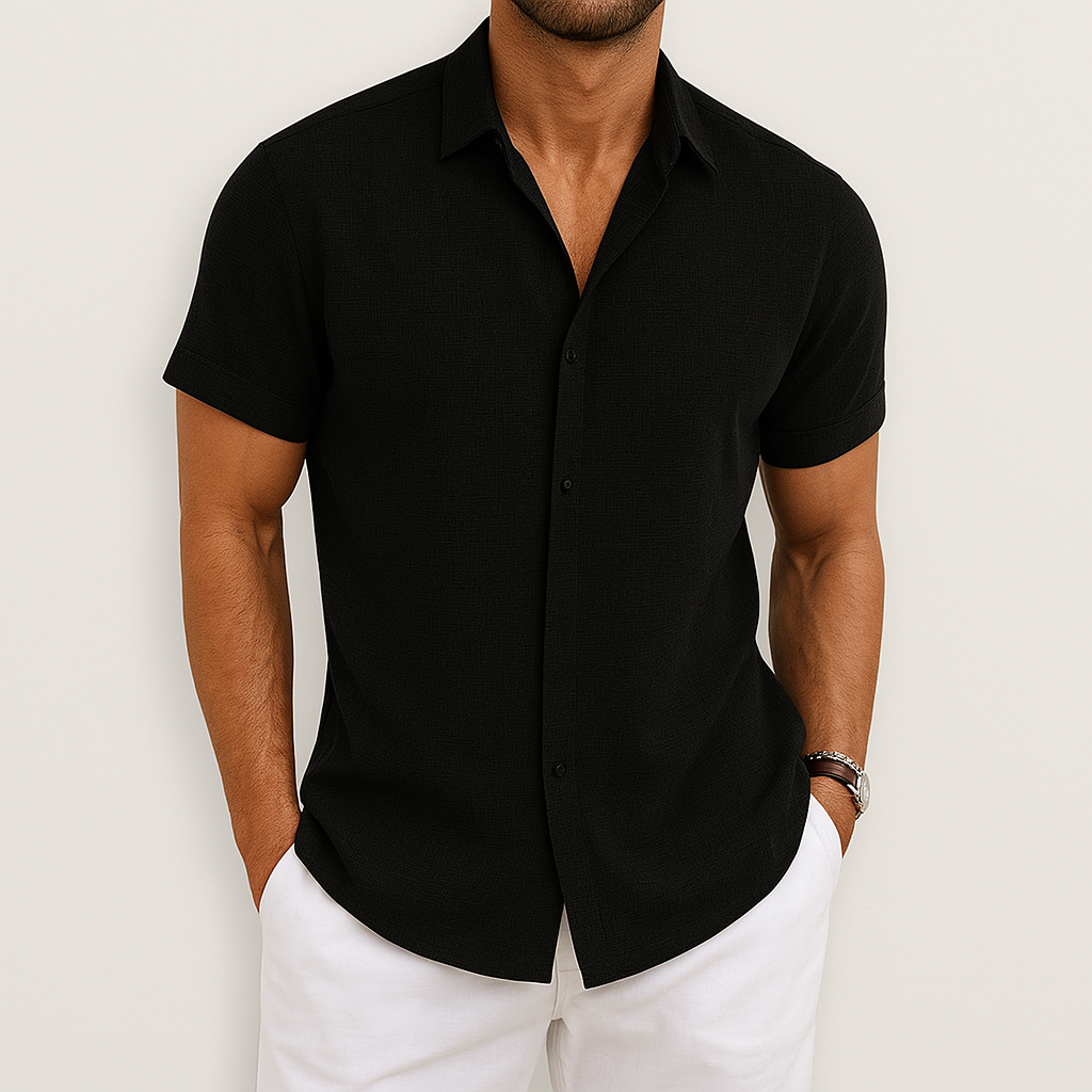 Boris – Chemise homme à manches courtes avec confort estival