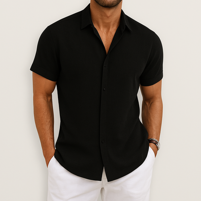 Boris – Chemise homme à manches courtes avec confort estival