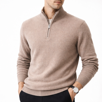 Morris | Cashmere Zip-Up Sweater for Men