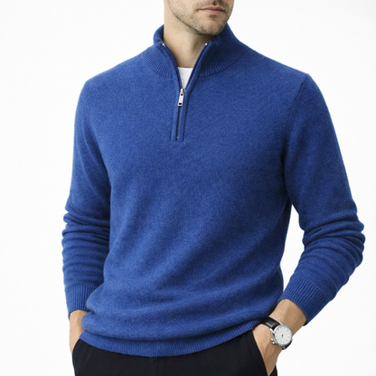 Morris | Cashmere Zip-Up Sweater for Men