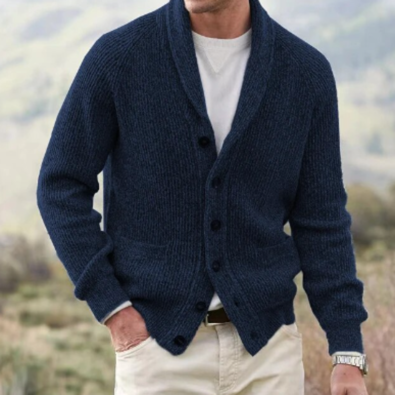 Gilet homme en laine Heritage col en V