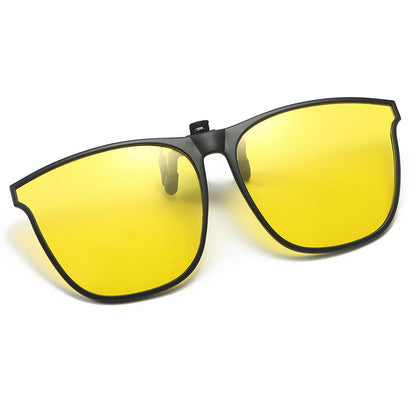 Nouveaux lunettes de soleil pliantes à clip polarisées