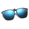 Nouveaux lunettes de soleil pliantes à clip polarisées