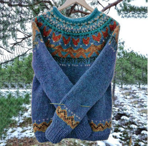 Pull tricot vintage homme | Col rond classique