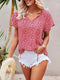 Top bohème Caitlin femme à motifs coupe ample tendance