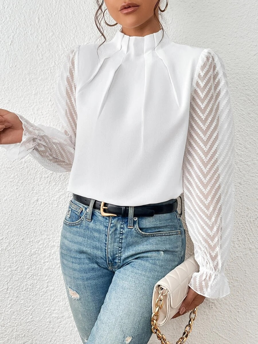 Elegant Sleeve Blouse for Women Malou - Feminine Style