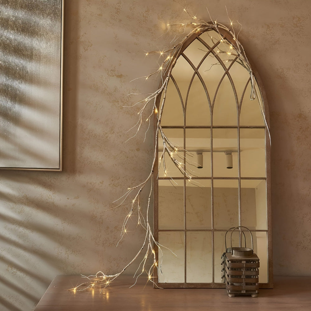Guirlande de Noël extérieure | Branches & LED blanc chaud
