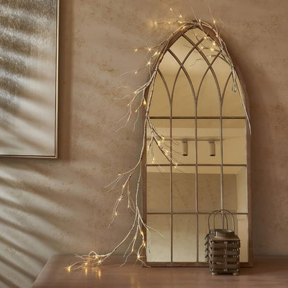 Guirlande de Noël extérieure | Branches & LED blanc chaud