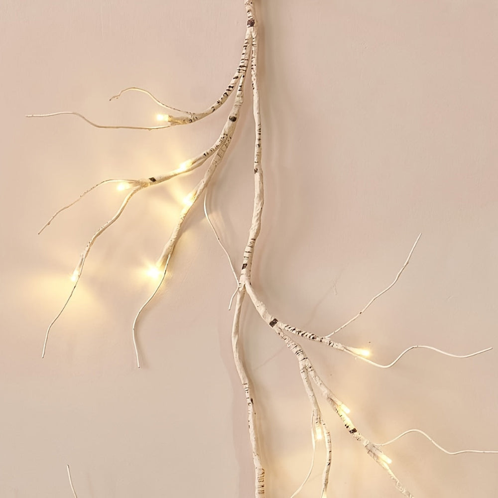 Guirlande de Noël extérieure | Branches & LED blanc chaud