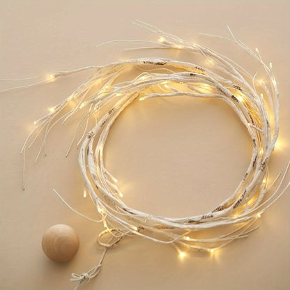 Guirlande de Noël extérieure | Branches & LED blanc chaud