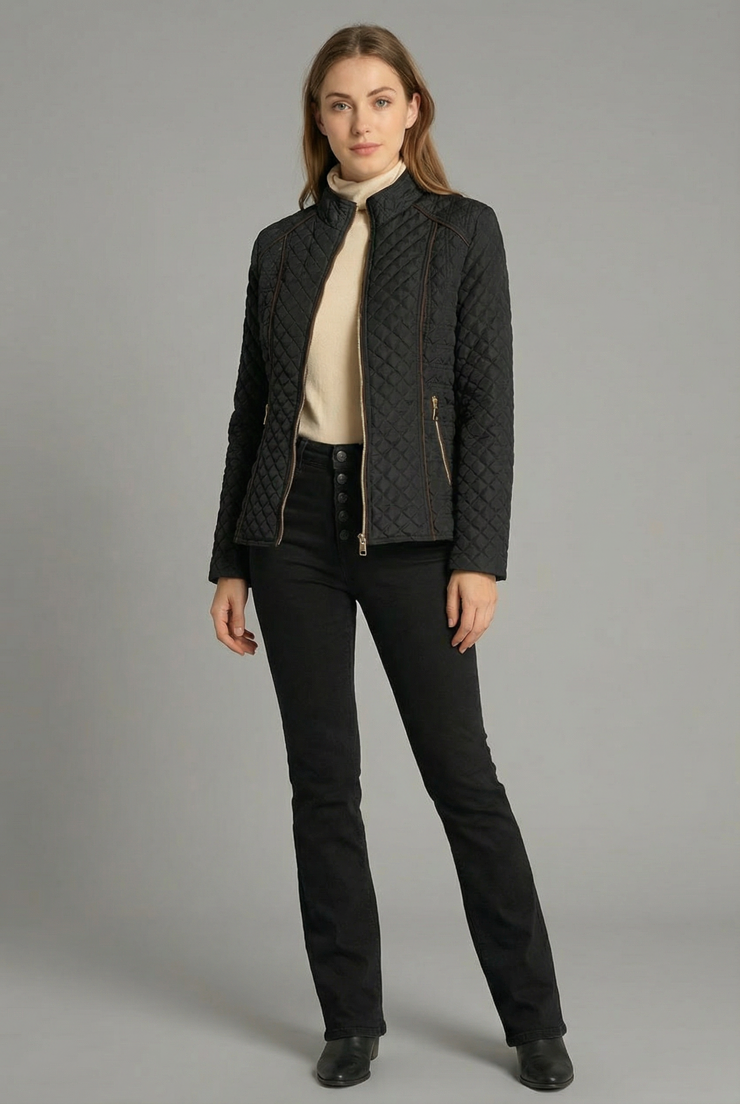 Stylish quilted jacket for women
