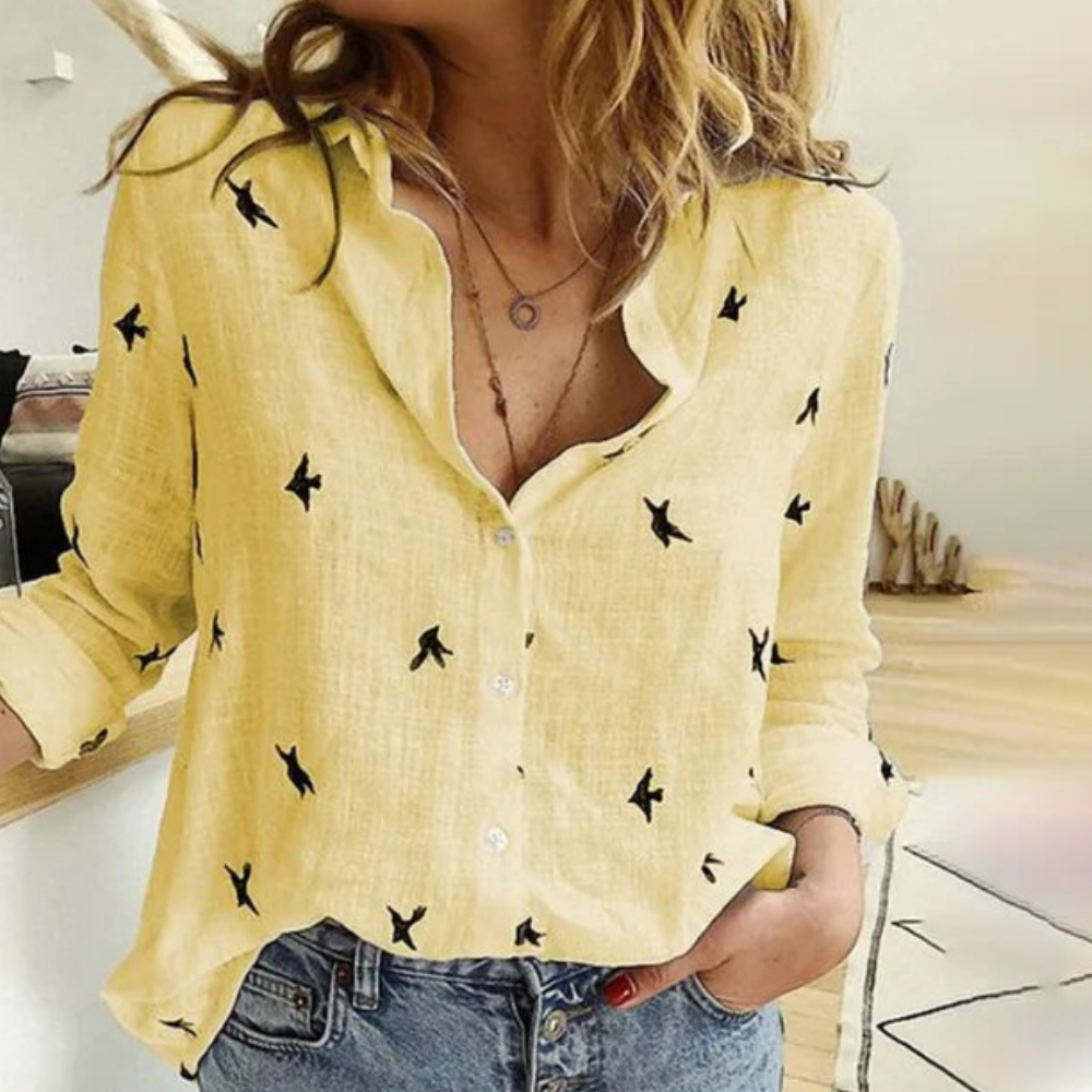 Blouse brodée