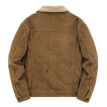 Noah | Ribbed Velour Jacket | Thermal Comfort | Sherpa Lining