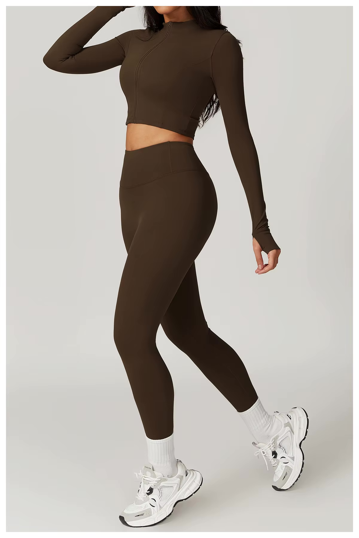 Ensemble Pilates 3 pièces pour femme | Confortable avec leggings, haut et gilet