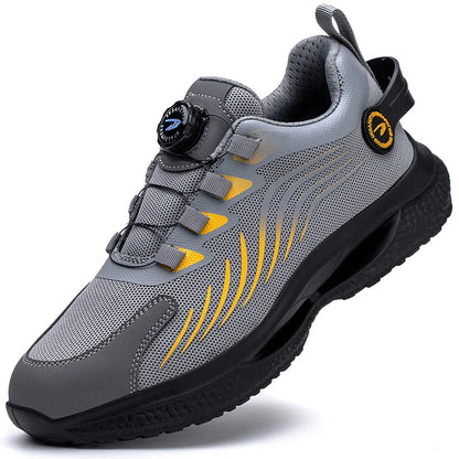 Safety sneakers with steel toe cap and modern comfort