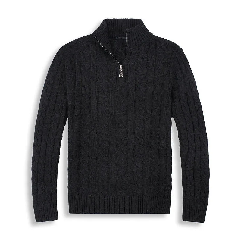 Stylish Old Money Half-Zip Sweater