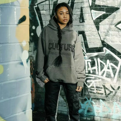 For The Culture Hoodie with Rhinestone Details