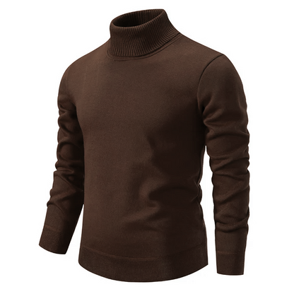 Soft Wool Turtleneck Sweater for Men