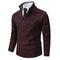 Fleece-Lined Pullover with Half Zipper