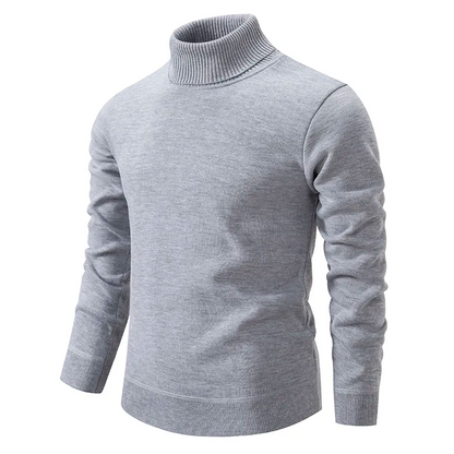 Soft Wool Turtleneck Sweater for Men