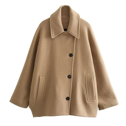 Manteau oversize pour femme avec confort luxueux