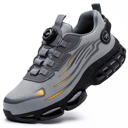 Safety sneakers with steel toe cap and modern comfort