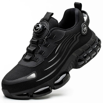 Safety sneakers with steel toe cap and modern comfort