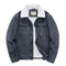 Noah | Ribbed Velour Jacket | Thermal Comfort | Sherpa Lining