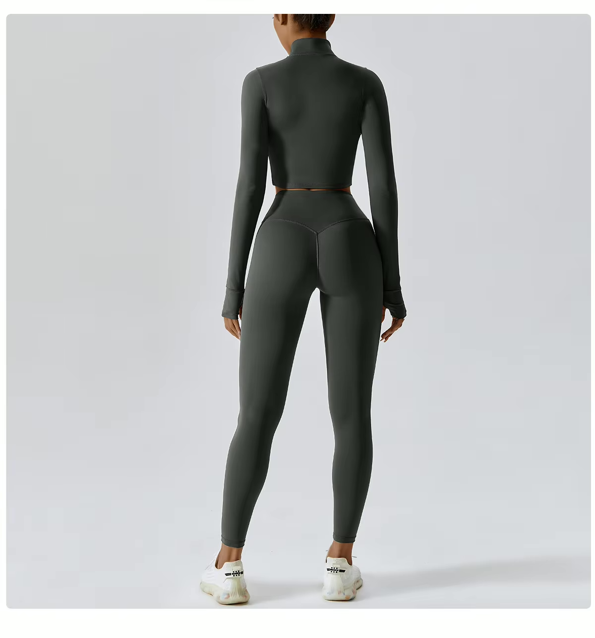 Ensemble Pilates 3 pièces pour femme | Confortable avec leggings, haut et gilet