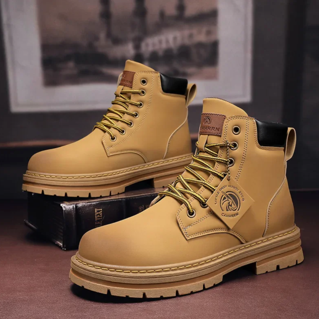 Comfortable Lace-Up Boots for Men