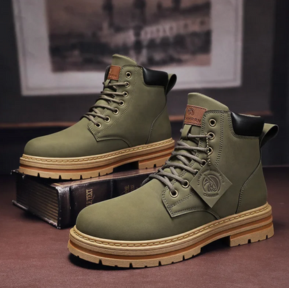 Comfortable Lace-Up Boots for Men