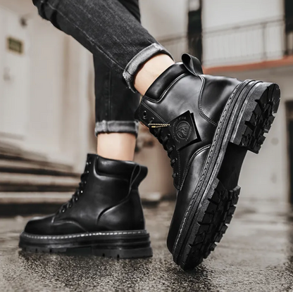 Comfortable Lace-Up Boots for Men