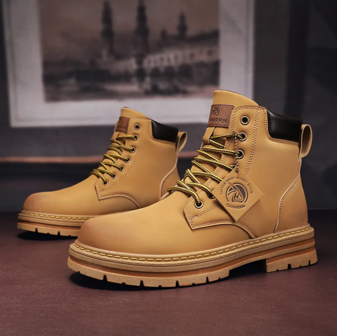 Comfortable Lace-Up Boots for Men