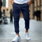 Pantalon jogger cargo pour hommes - Slim Fit - coton stretch - taille et chevilles élastiques
