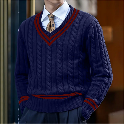 Floris | Pull élégant à col en V