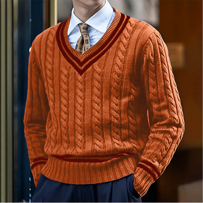 Floris | Pull élégant à col en V