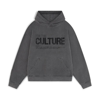 For The Culture Hoodie with Rhinestone Details