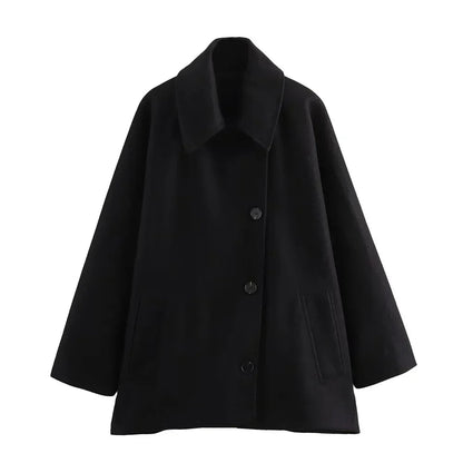 Manteau oversize pour femme avec confort luxueux