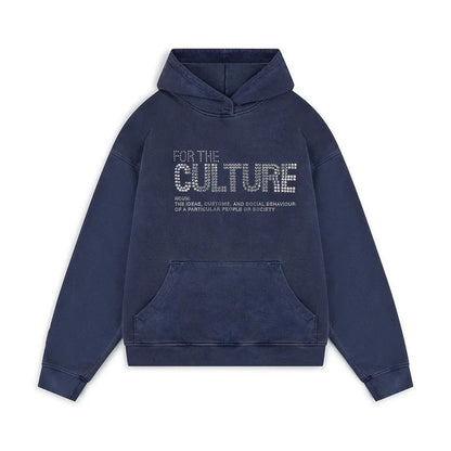 For The Culture Hoodie with Rhinestone Details