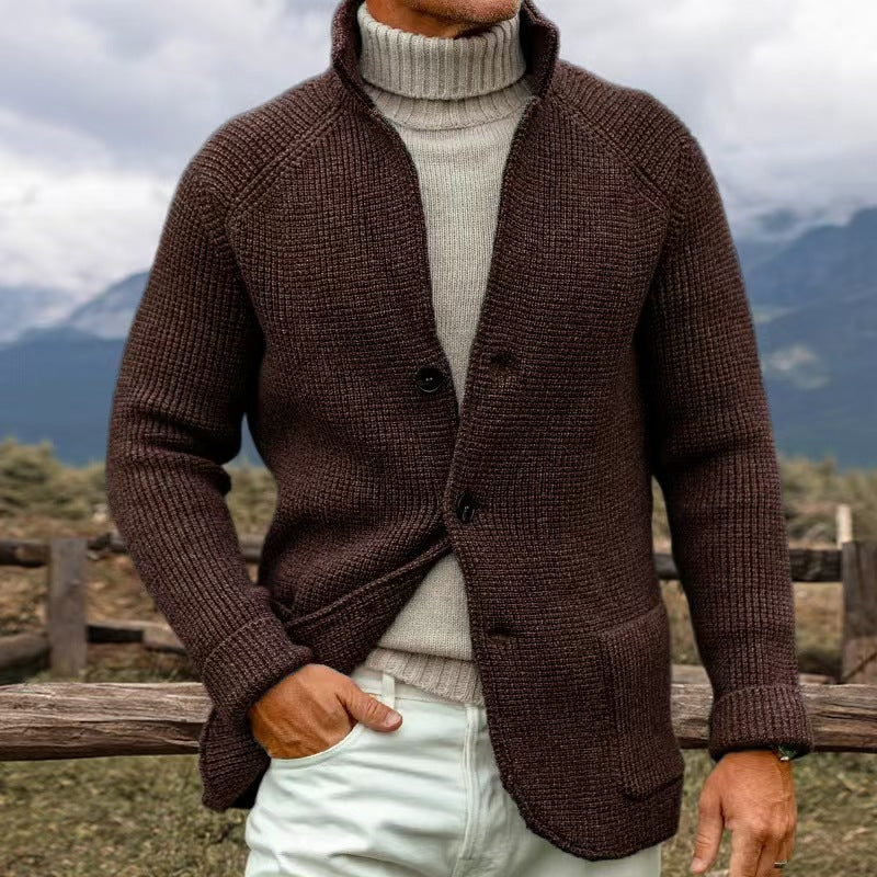 Jett - KNIT CARDIGAN IN A COARSE KNIT LOOK