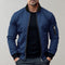Blouson bomber slim pour homme avec fermeture éclair et poches