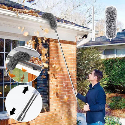 Plumeau télescopique – portée de 5 mètres et lavable en machine