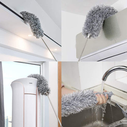 Plumeau télescopique – portée de 5 mètres et lavable en machine